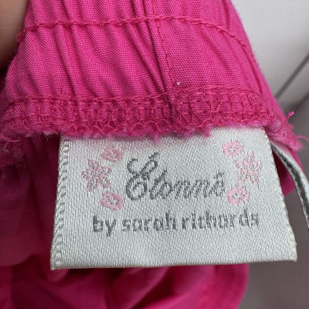 Etonne by Sarah Richards Woman Pink Pants 18-20 2XL Cropped Wide Leg embroidered - Picture 4 of 10